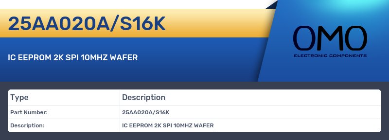 25AA020A/S16K