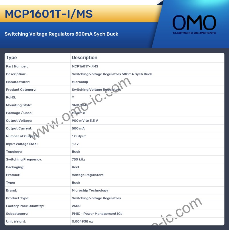 MCP1601T-I/MS