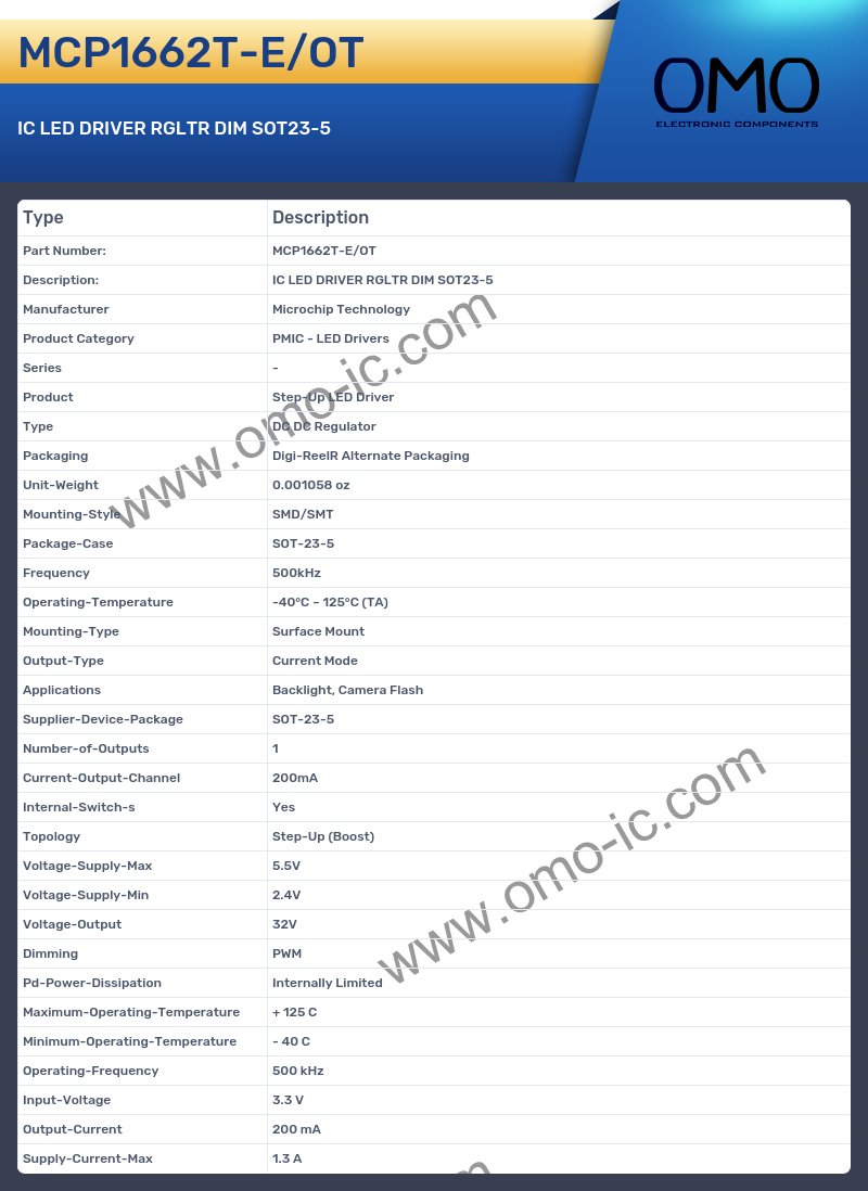 MCP1662T-E/OT