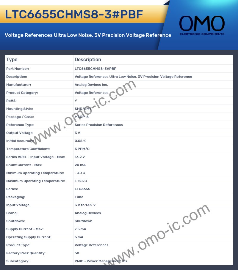 LTC6655CHMS8-3#PBF