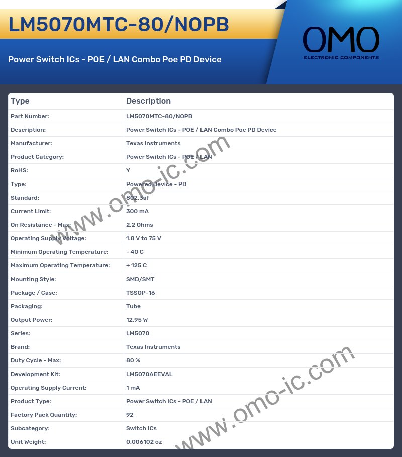 LM5070MTC-80/NOPB