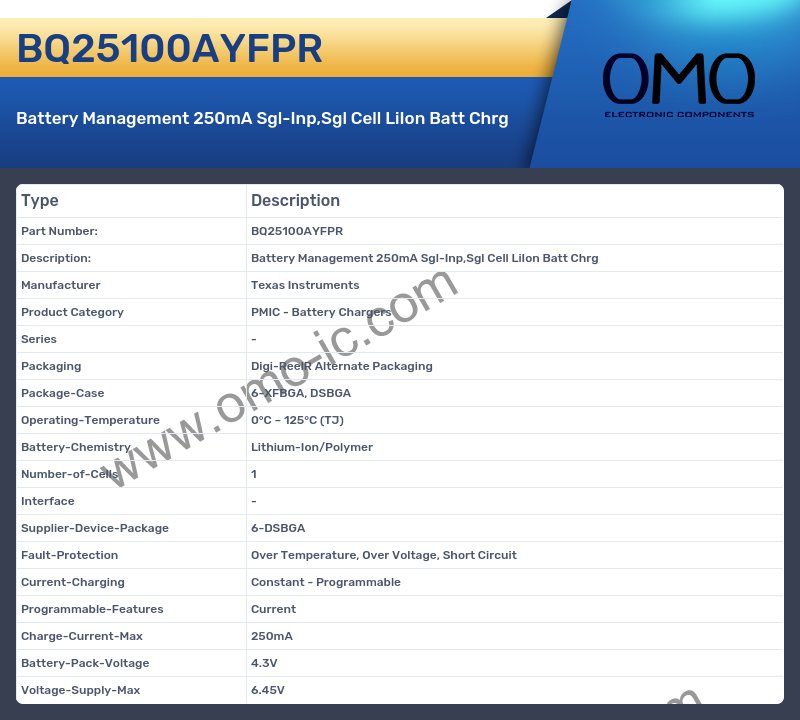 BQ25100AYFPR