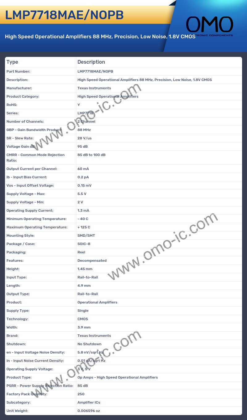 LMP7718MAE/NOPB