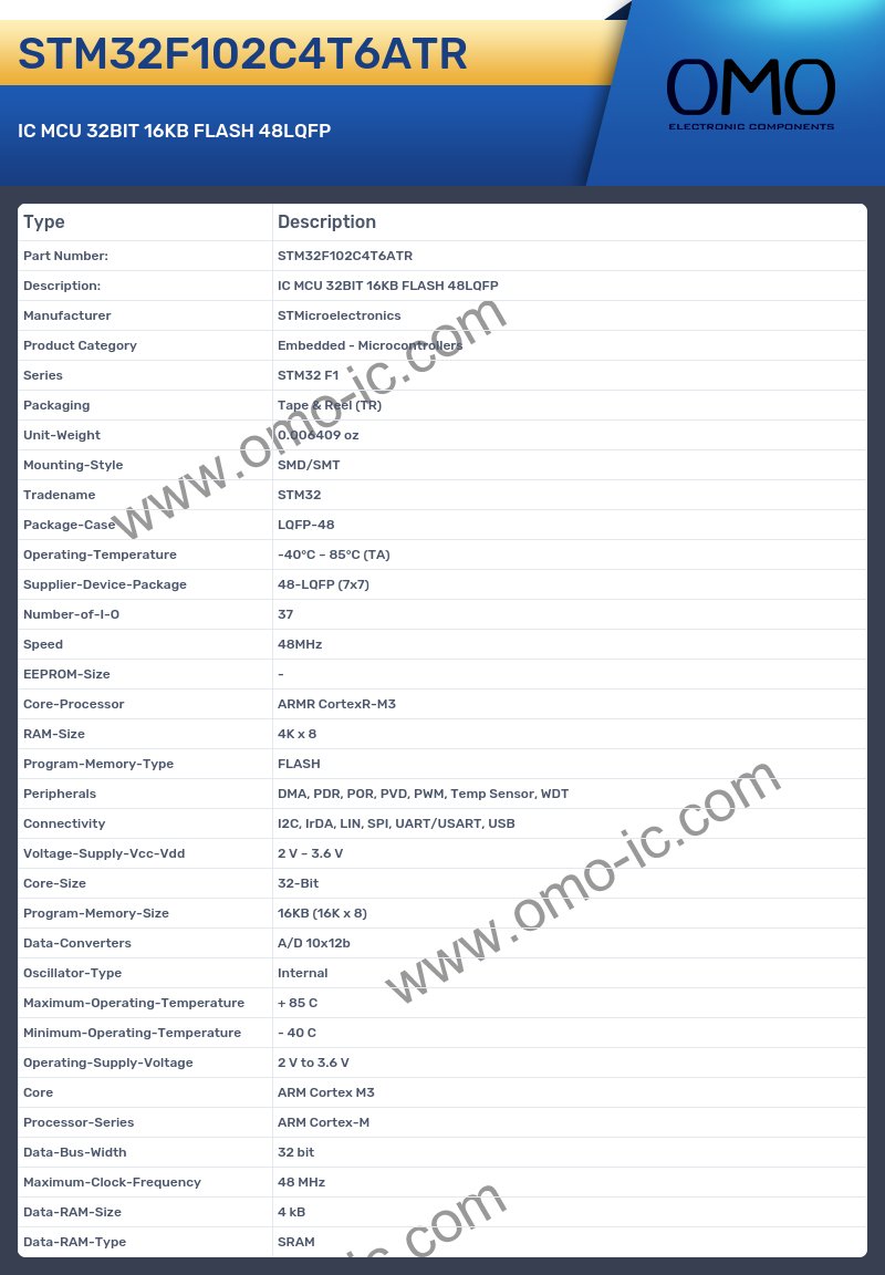 STM32F102C4T6ATR