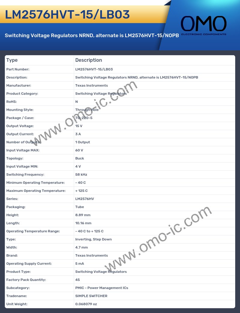 LM2576HVT-15/LB03
