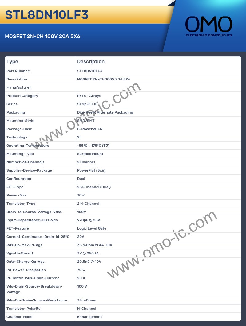 STL8DN10LF3