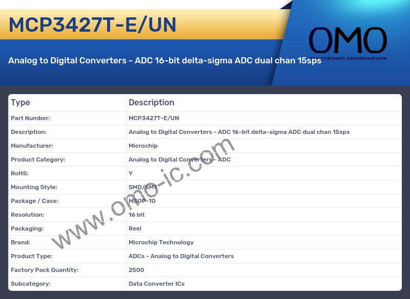 MCP3427T-E/UN