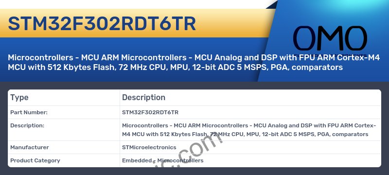 STM32F302RDT6TR