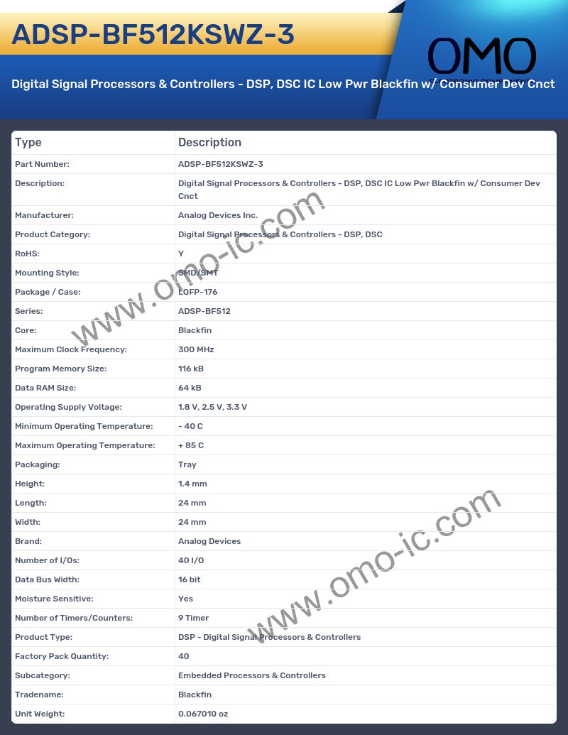 ADSP-BF512KSWZ-3