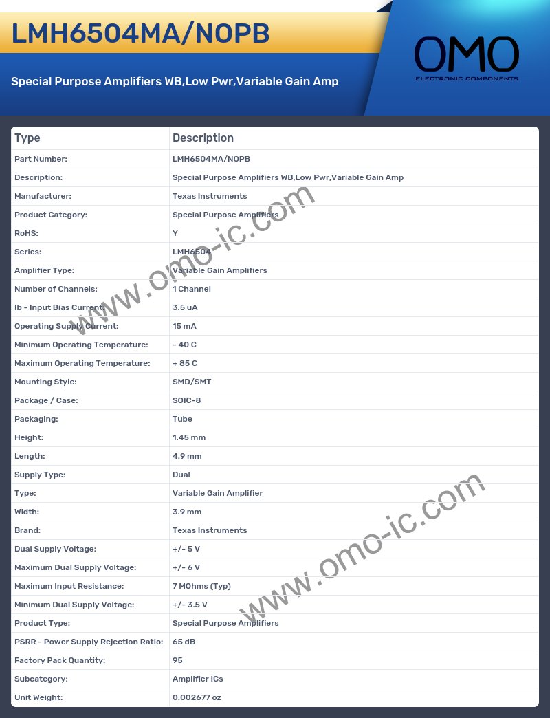 LMH6504MA/NOPB