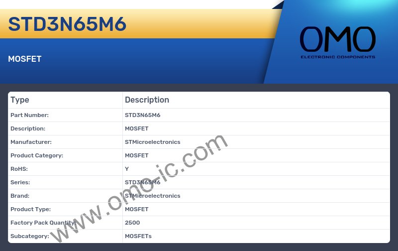 STD3N65M6