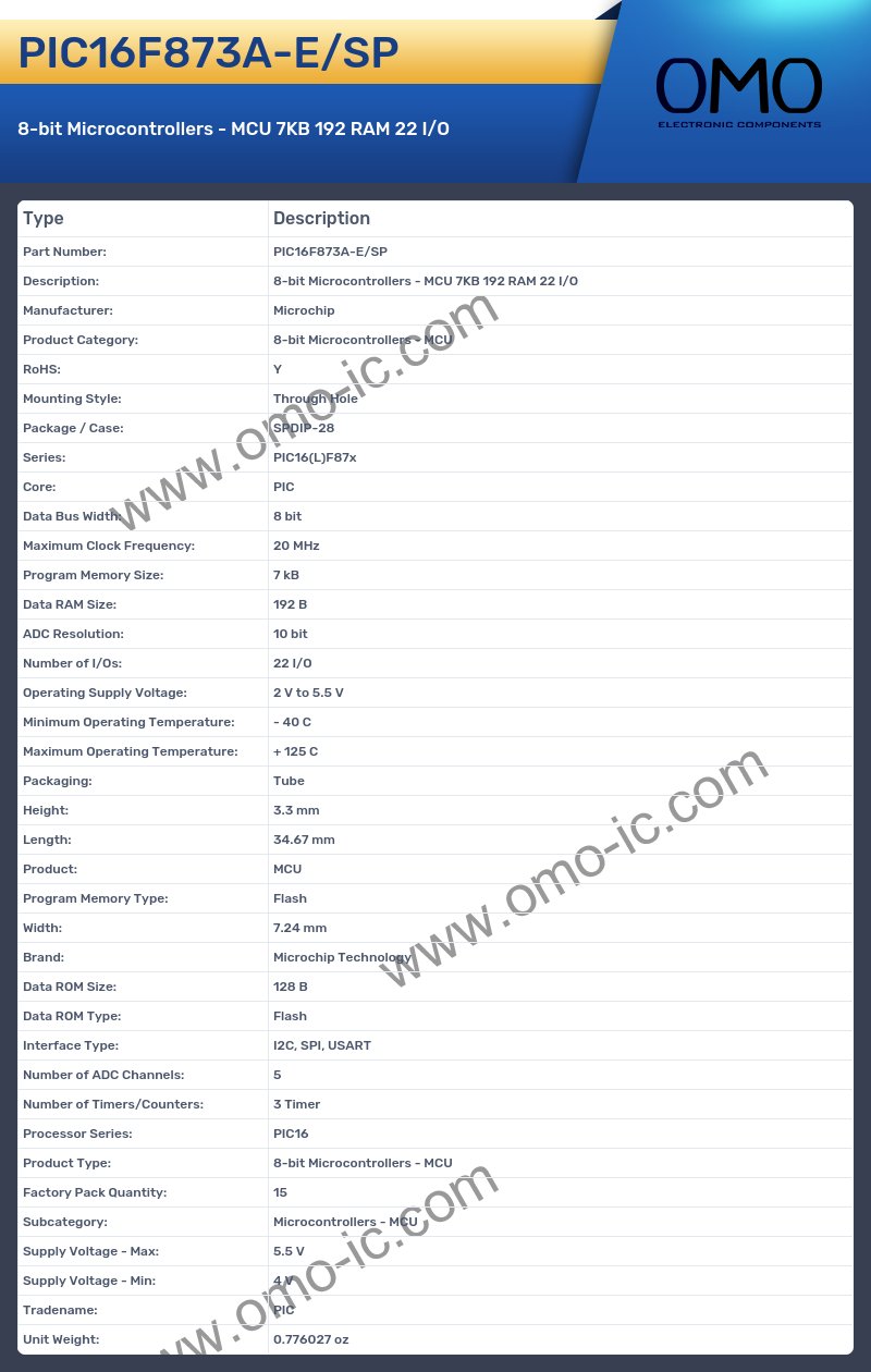 PIC16F873A-E/SP