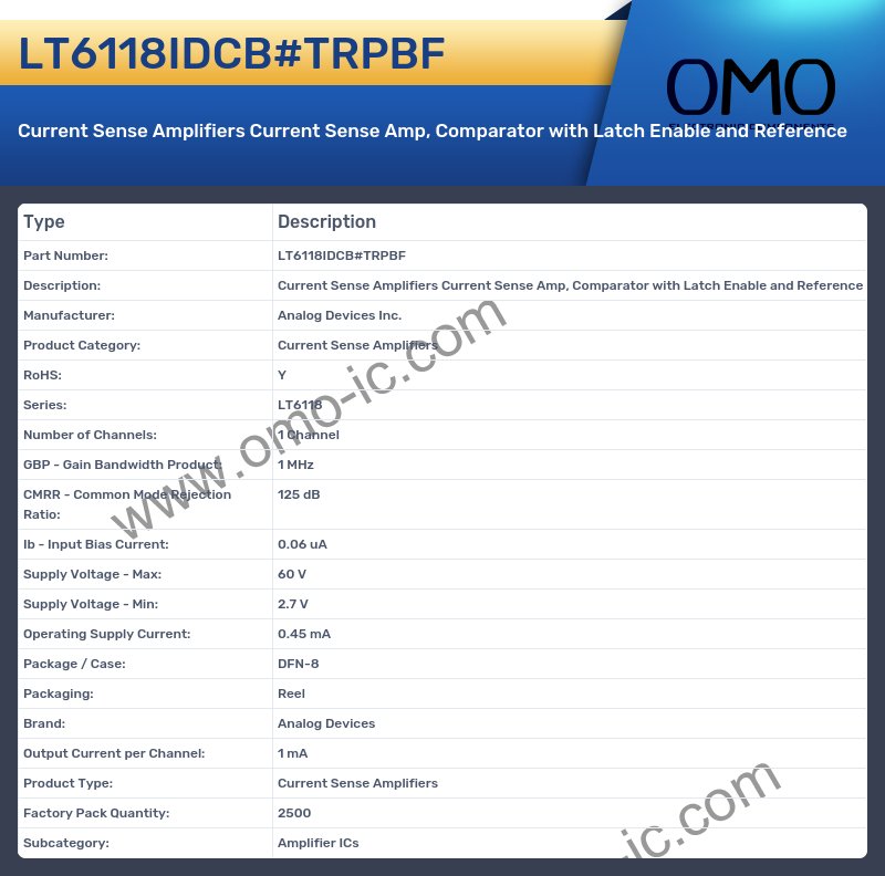 LT6118IDCB#TRPBF