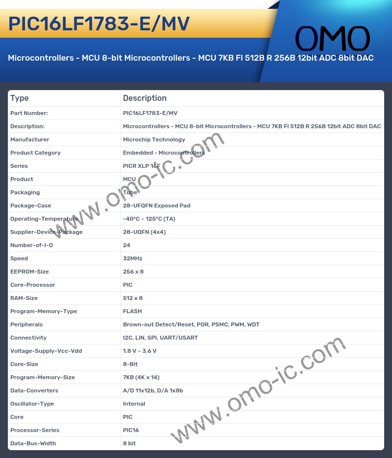 PIC16LF1783-E/MV