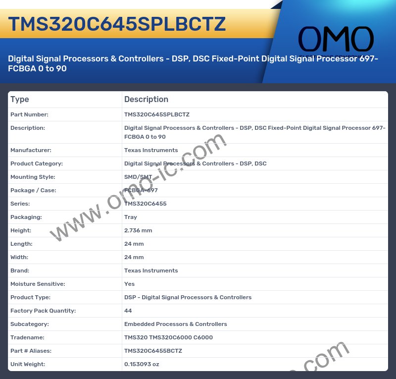 TMS320C645SPLBCTZ