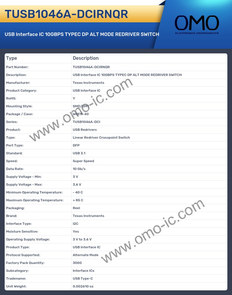 TUSB1046A-DCIRNQR