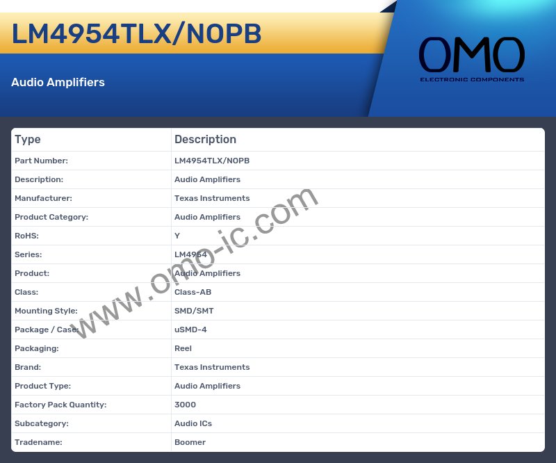 LM4954TLX/NOPB