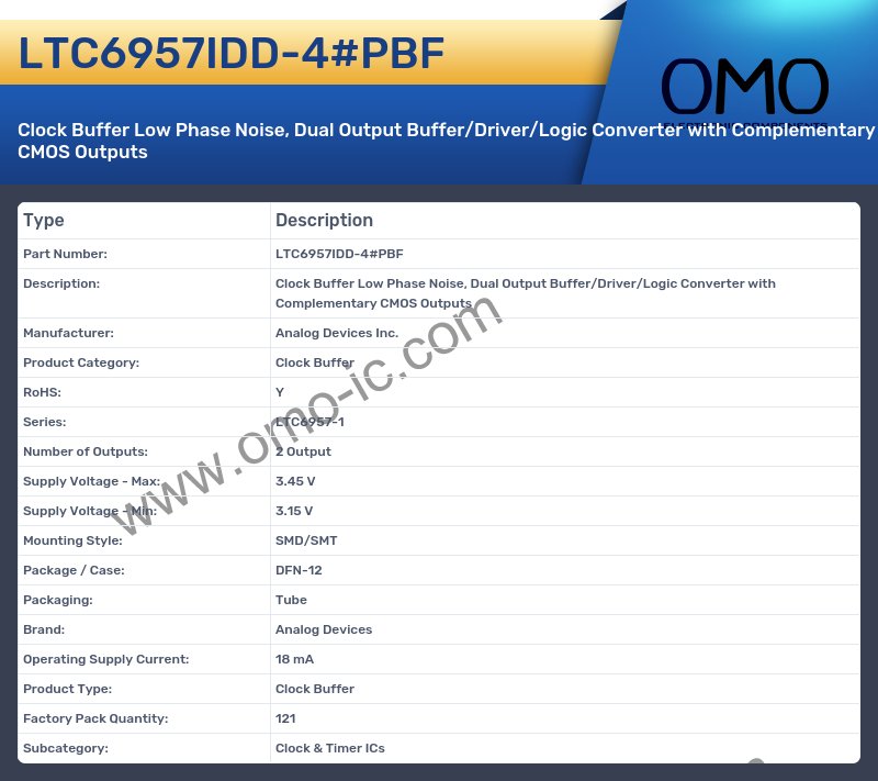 LTC6957IDD-4#PBF