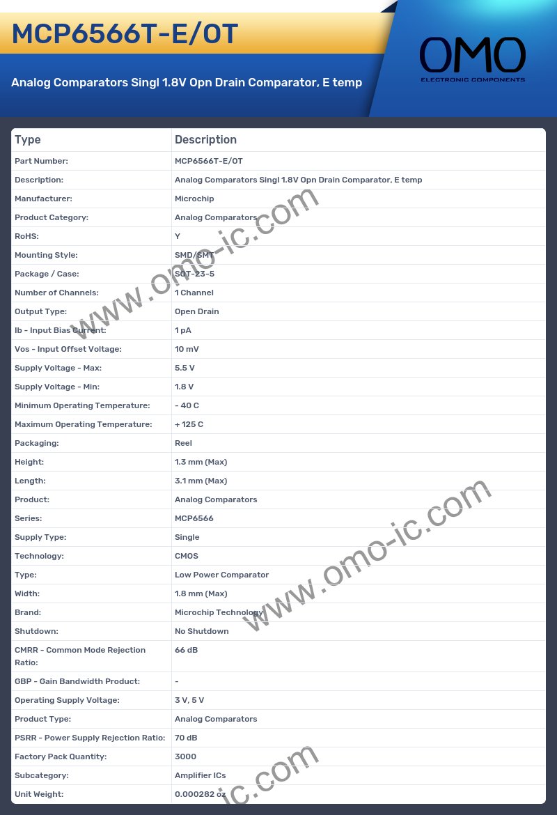 MCP6566T-E/OT
