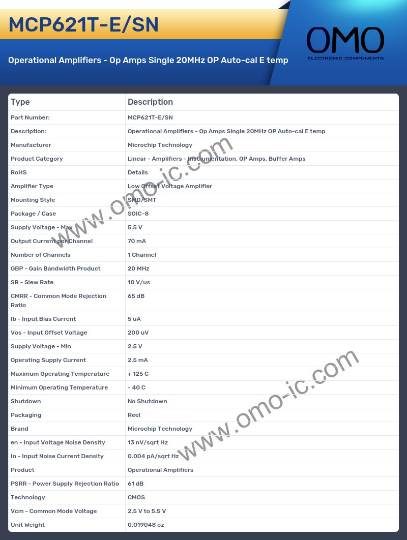 MCP621T-E/SN