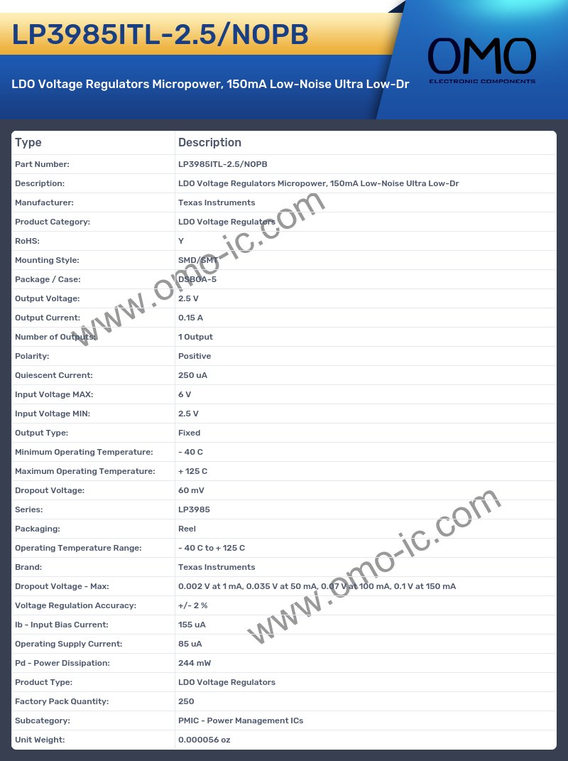 LP3985ITL-2.5/NOPB