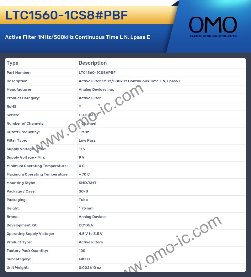LTC1560-1CS8#PBF