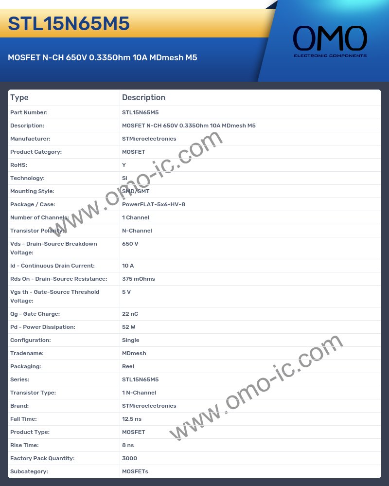 STL15N65M5