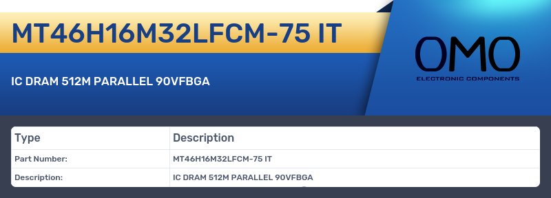 MT46H16M32LFCM-75 IT