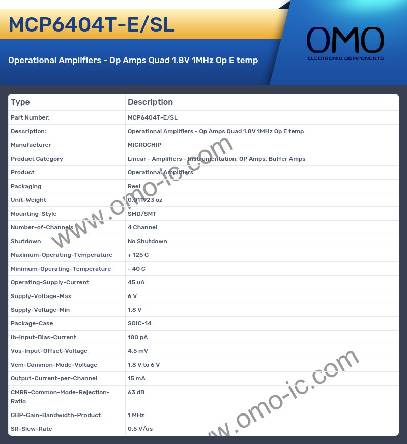 MCP6404T-E/SL