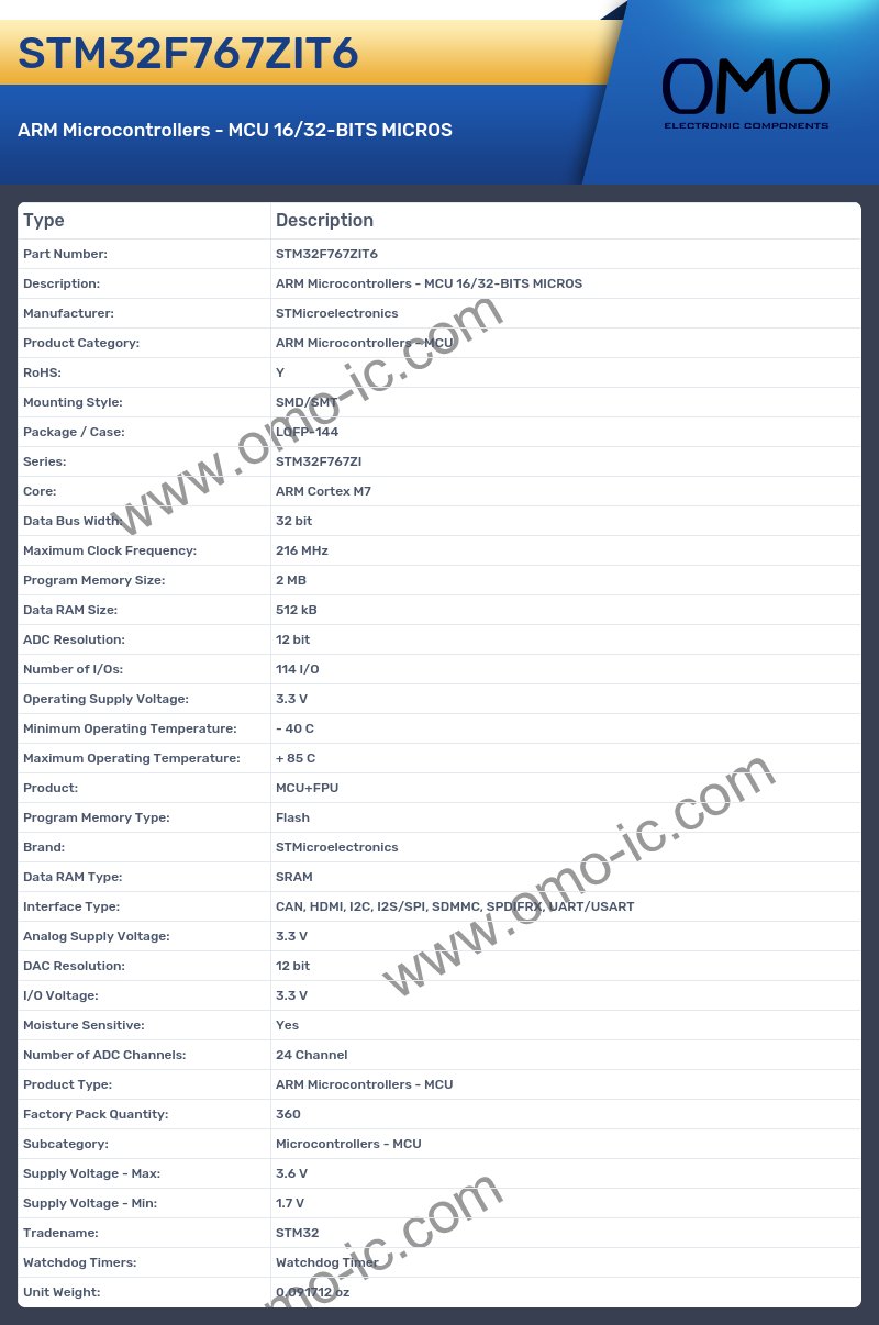 STM32F767ZIT6