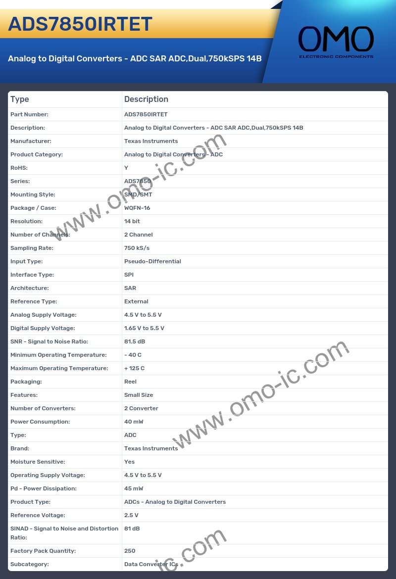 ADS7850IRTET