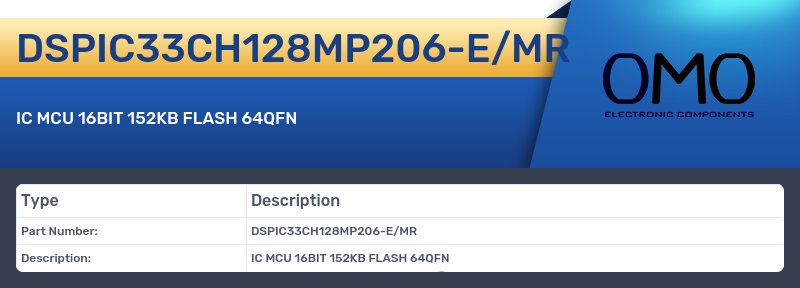 DSPIC33CH128MP206-E/MR