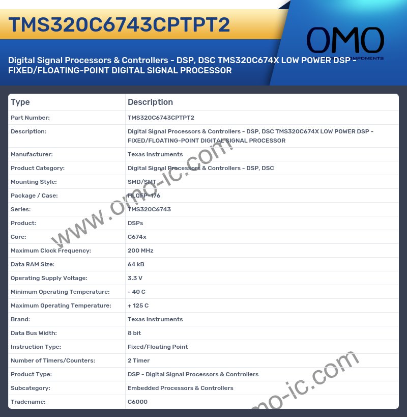 TMS320C6743CPTPT2