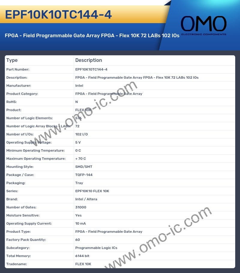 EPF10K10TC144-4