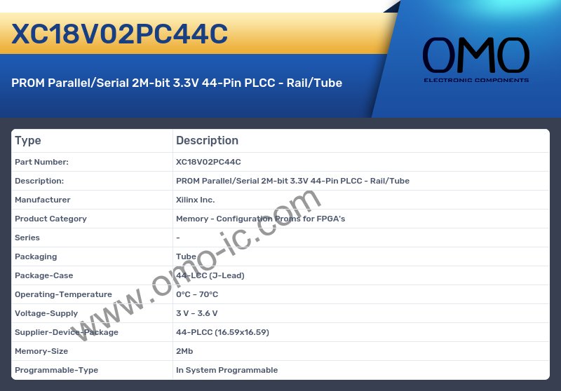 XC18V02PC44C
