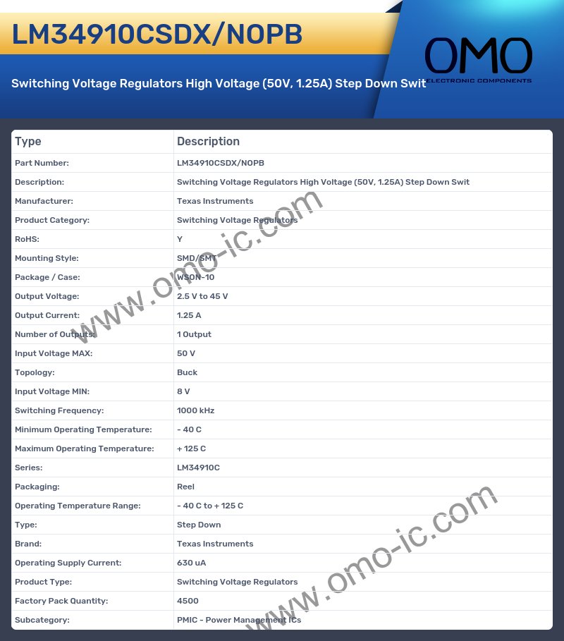 LM34910CSDX/NOPB