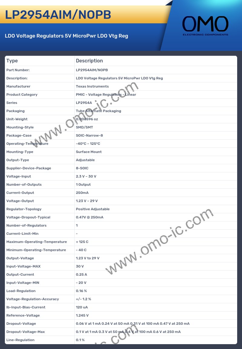 LP2954AIM/NOPB