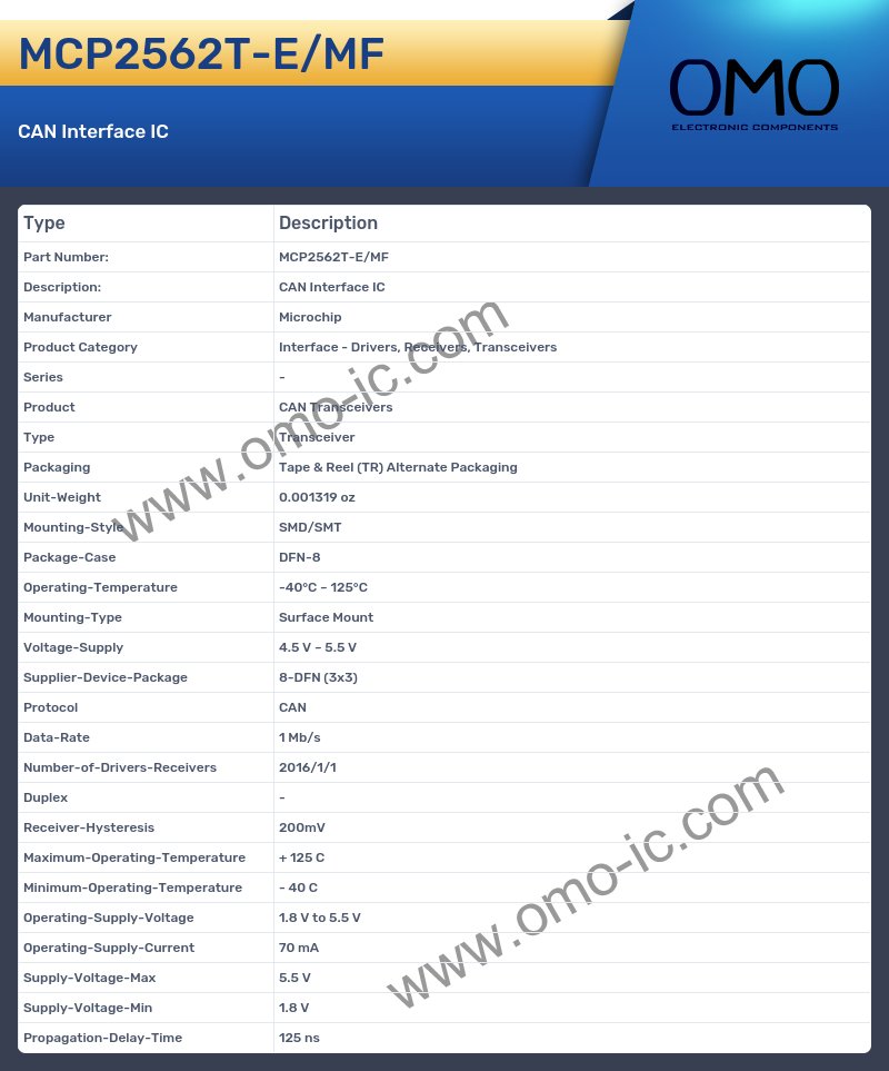 MCP2562T-E/MF
