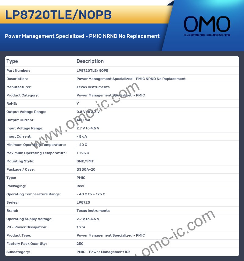 LP8720TLE/NOPB