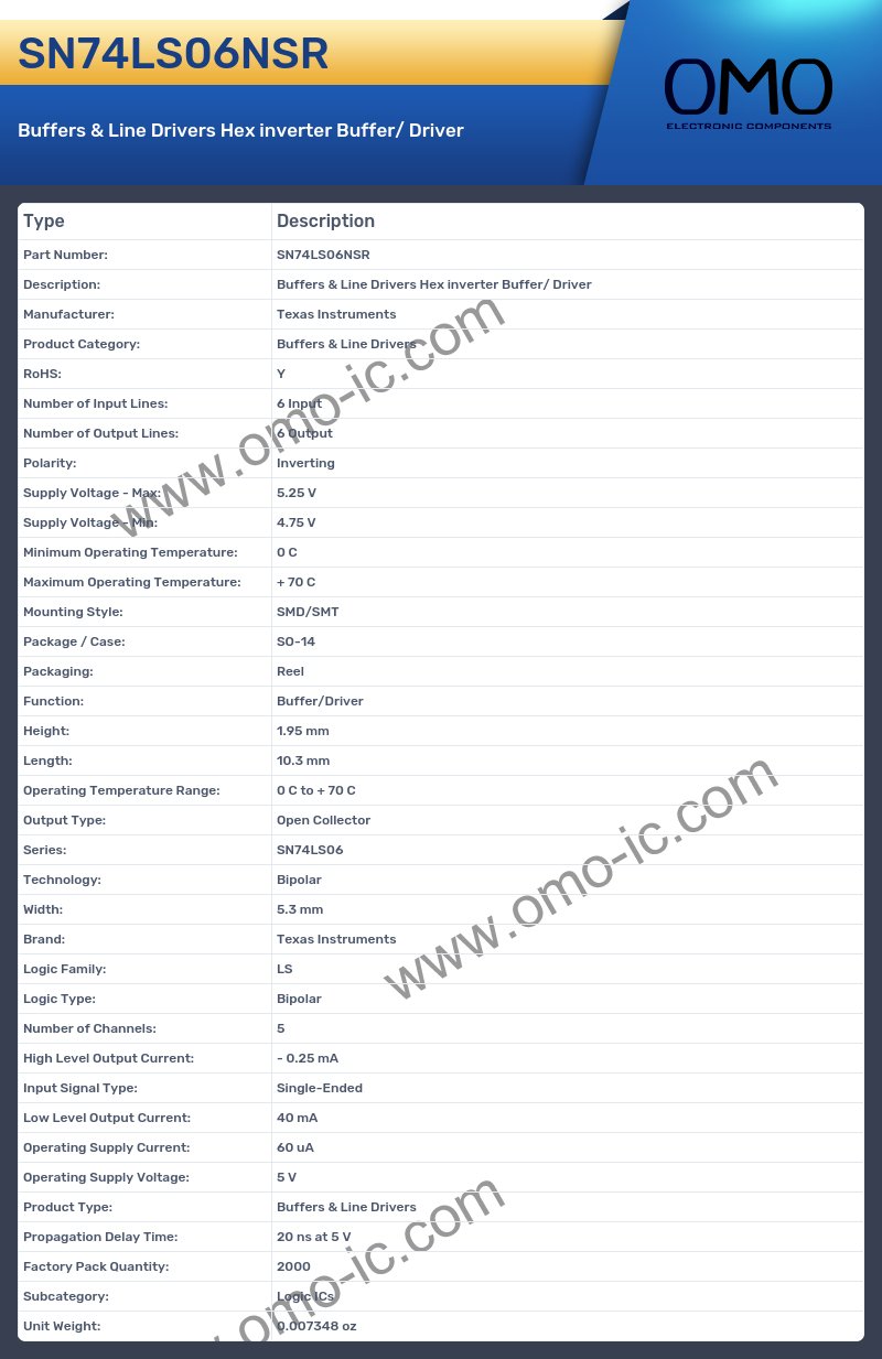 SN74LS06NSR