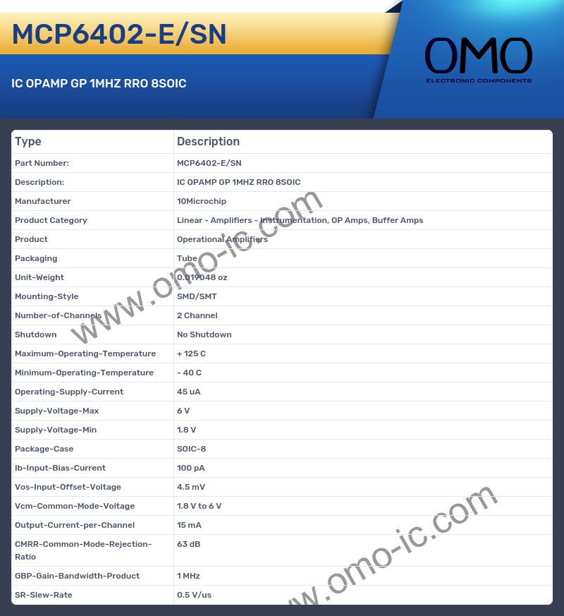 MCP6402-E/SN