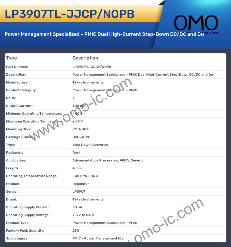 LP3907TL-JJCP/NOPB