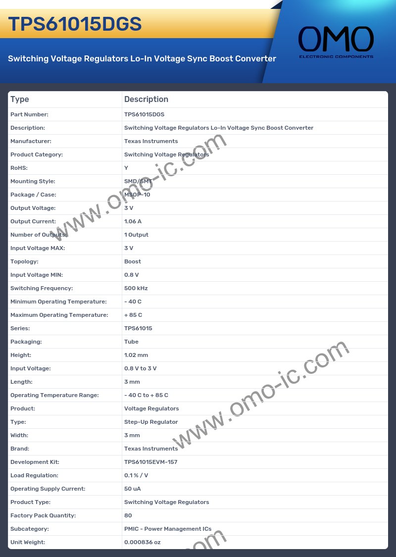 TPS61015DGS