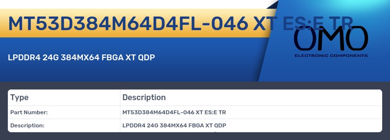 MT53D384M64D4FL-046 XT ES:E TR