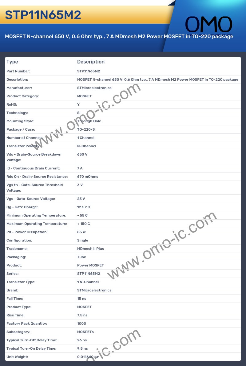 STP11N65M2