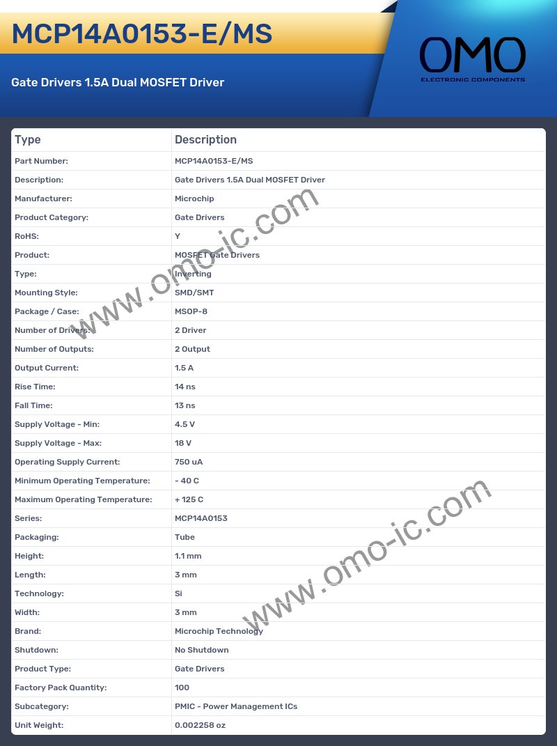 MCP14A0153-E/MS