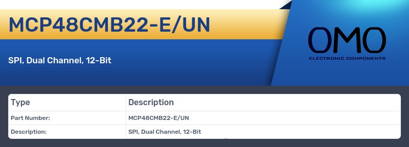 MCP48CMB22-E/UN