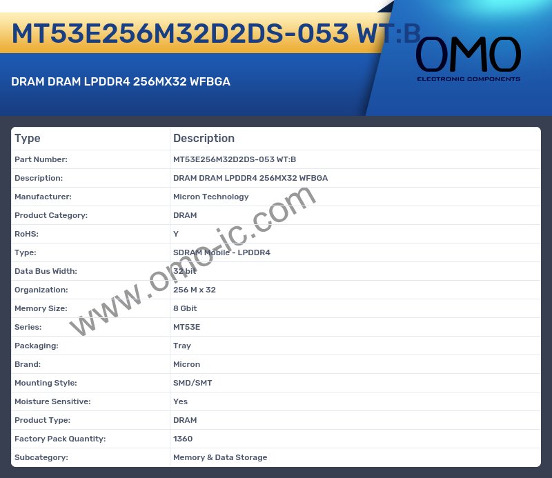 MT53E256M32D2DS-053 WT:B