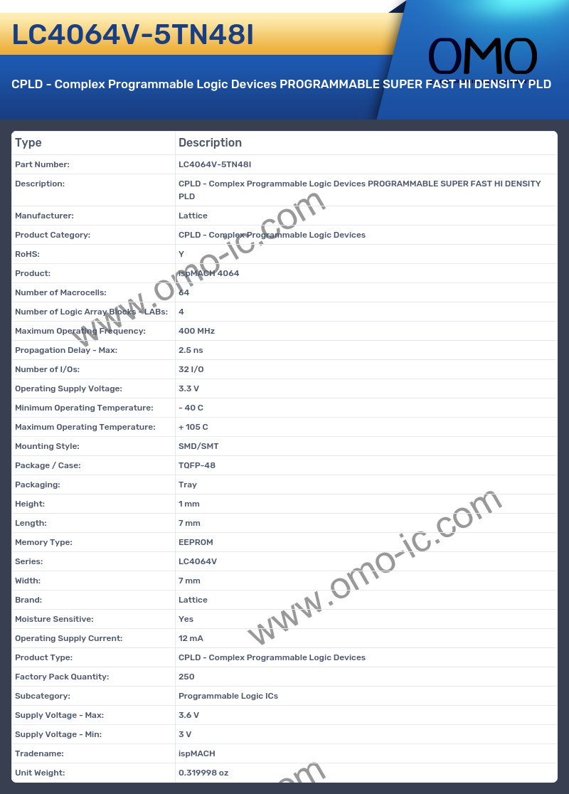 LC4064V-5TN48I