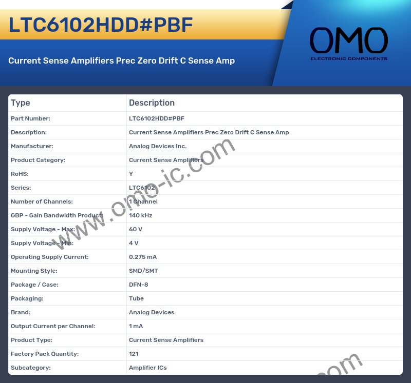 LTC6102HDD#PBF